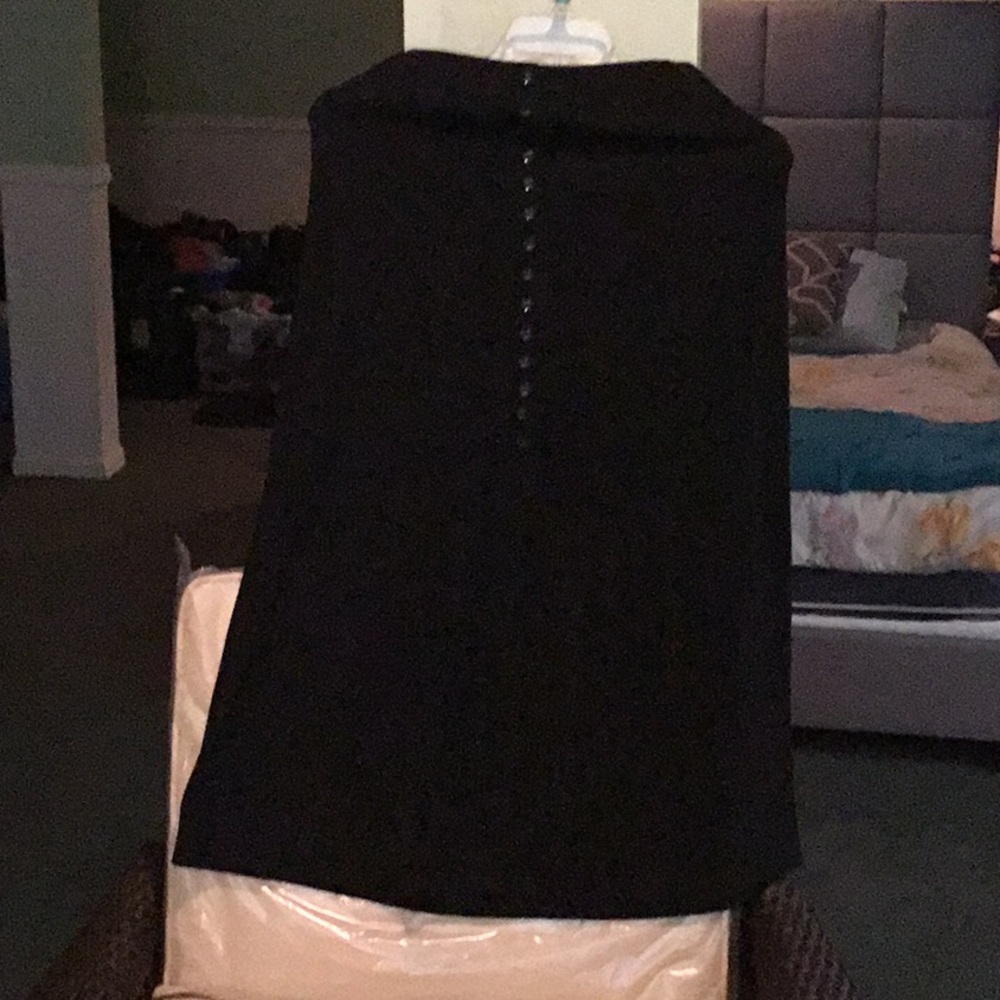 Long button up skirt